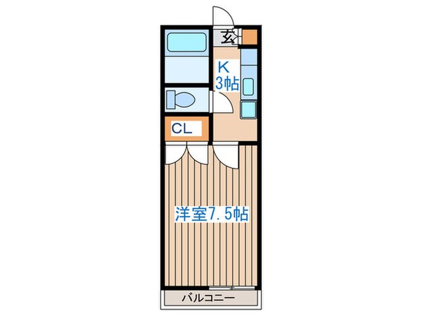 ファーストエイト原町の物件間取画像